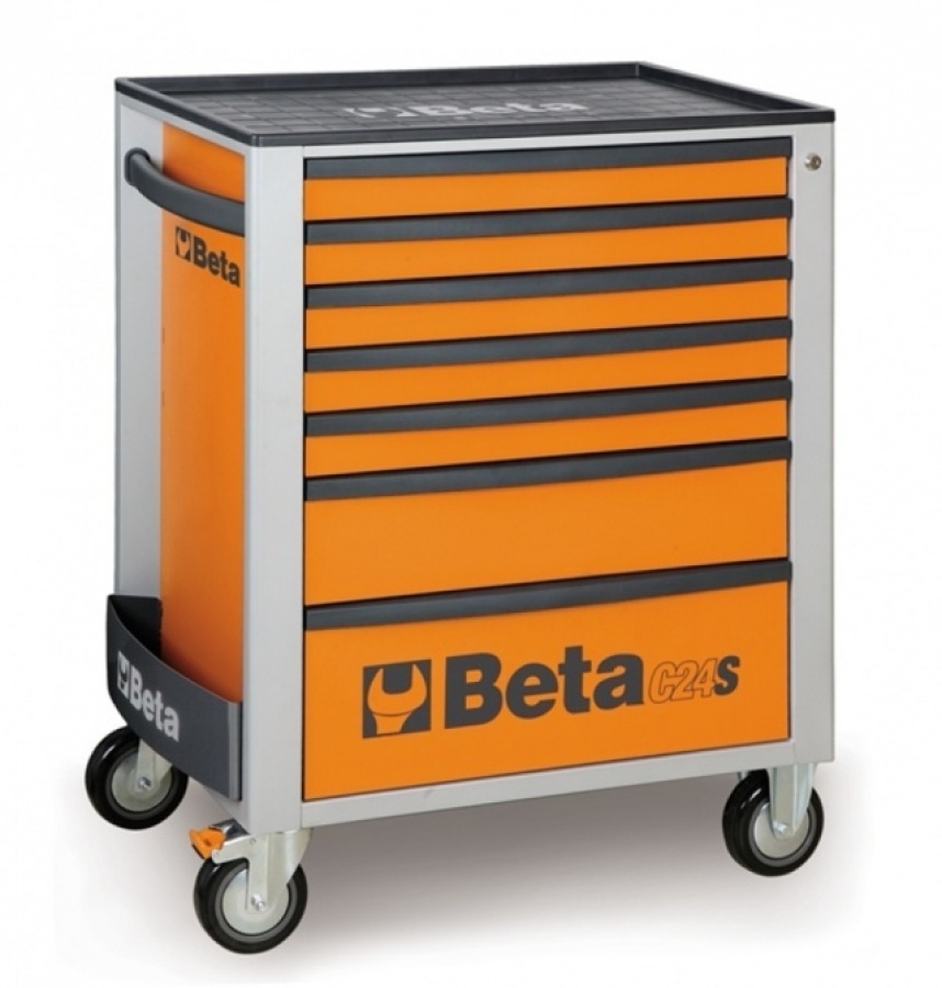Beta C24S O/7 Cassettiera mobile 7 cassetti arancione - C24S O/7