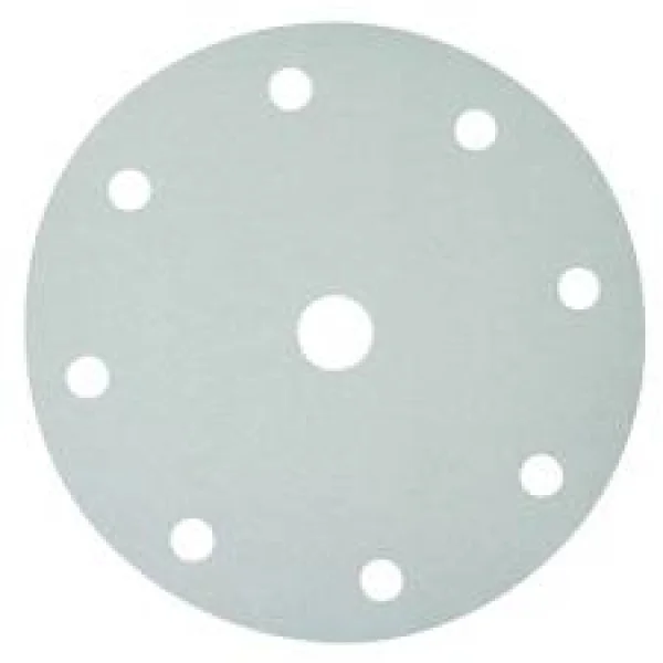 Disegno Disco abrasivo White  8+1 fori per levigatrice 150 mm - 50pz