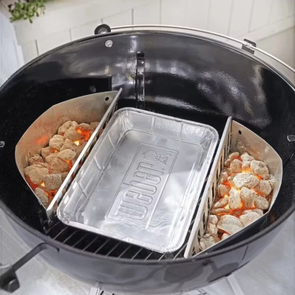 Weber 6416 vaschette in alluminio per barbecue a carbone 10 pz. - dettaglio 2