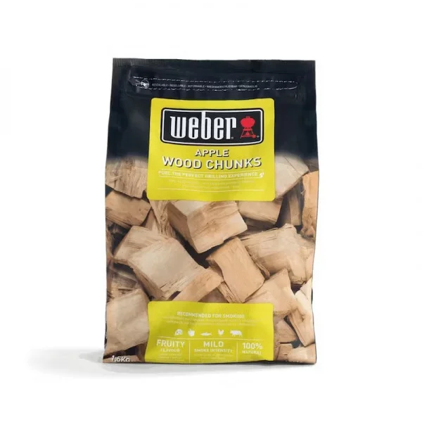 Weber 17616 legna di melo per affumicatura grandi pezzi 1,5 kg - dettaglio 1