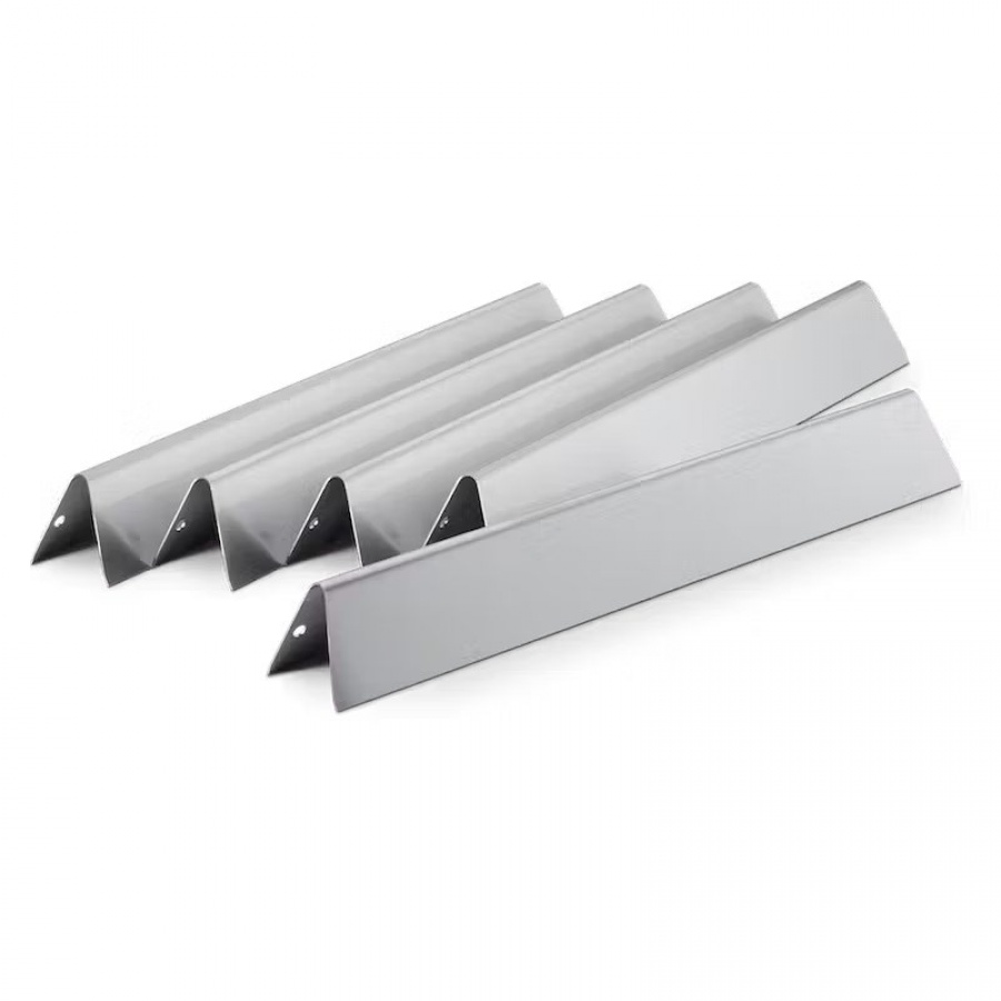 Barre Flavorizer In Acciaio Inox Per Weber Genesis II 300 - Set Da 5 Pezzi Per Grigliate Saporite - Foto 2