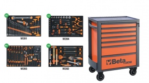 Beta 2400 RSC24/7-VI Cassettiera mobile con assortimento di utensili per industria 185 Pz. - 024004027