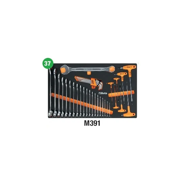 Beta M391 Termoformato morbido con assortimento per industria 37 Pz. - M391
