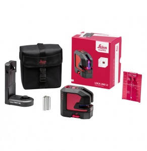 Leica lino l2 starter kit livella laser a 2 linee rosse 25 m 848435 - dettaglio 1