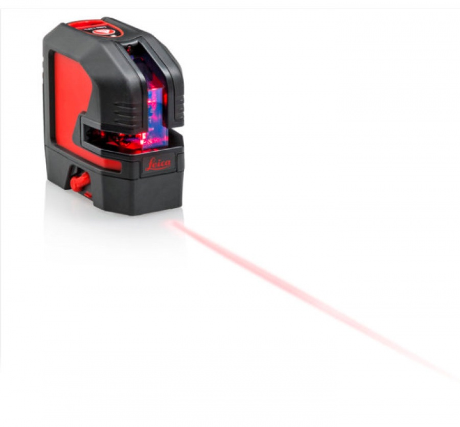 Leica lino l2 livella laser a 2 linee rosse 25 m con batteria 864413 - dettaglio 3
