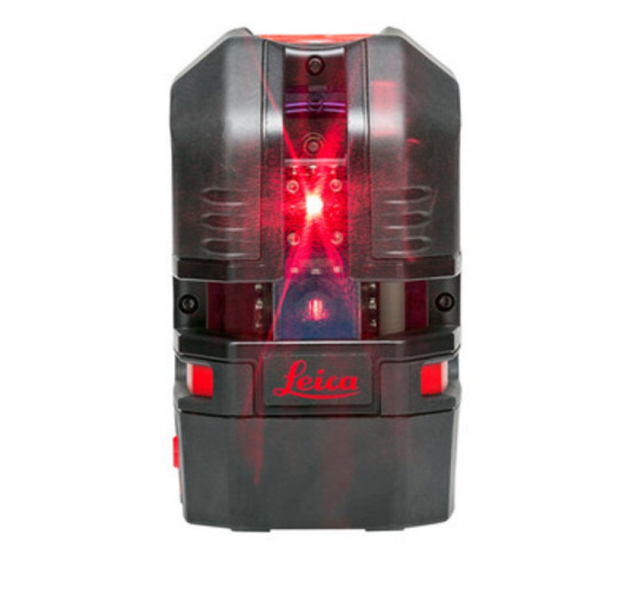 Leica lino l2 livella laser a 2 linee rosse 25 m con batteria 864413 - dettaglio 5