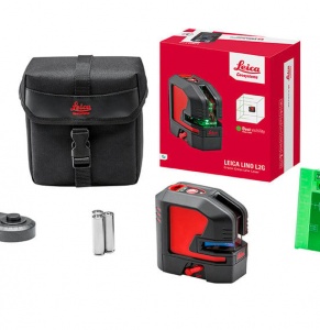 Leica lino l2g starter kit livella laser a 2 linee verdi 35 m 912932 - dettaglio 1