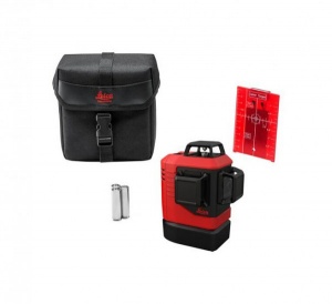 Leica  livella laser 3x360° a linee rosse autolivellante 918976 - dettaglio 1