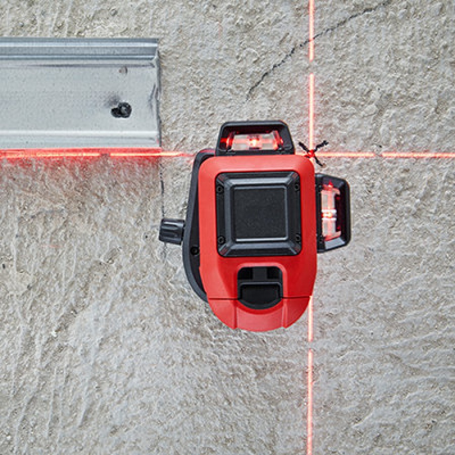 Leica  livella laser 3x360° a linee rosse autolivellante 918976 - dettaglio 6