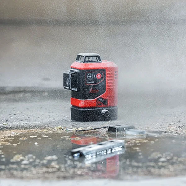 Leica  livella laser 3x360° a linee rosse autolivellante 912969 - dettaglio 6