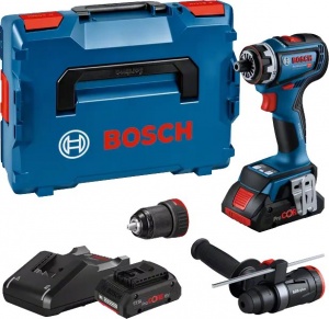 Bosch gsr 18v-90 fc trapano avvitatore flexiclick 18 v con due batterie 06019k6205 - dettaglio 1