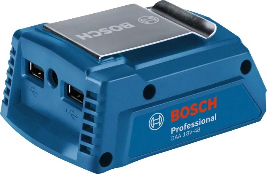 Bosch gaa 18v-48 adattatore di ricarica usb per batterie 18 v 06188000l6 - dettaglio 1