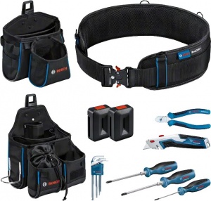 Bosch tool kit combo cintura portautensili con assortimento professional 14 pz. 1600a02h5c - dettaglio 1