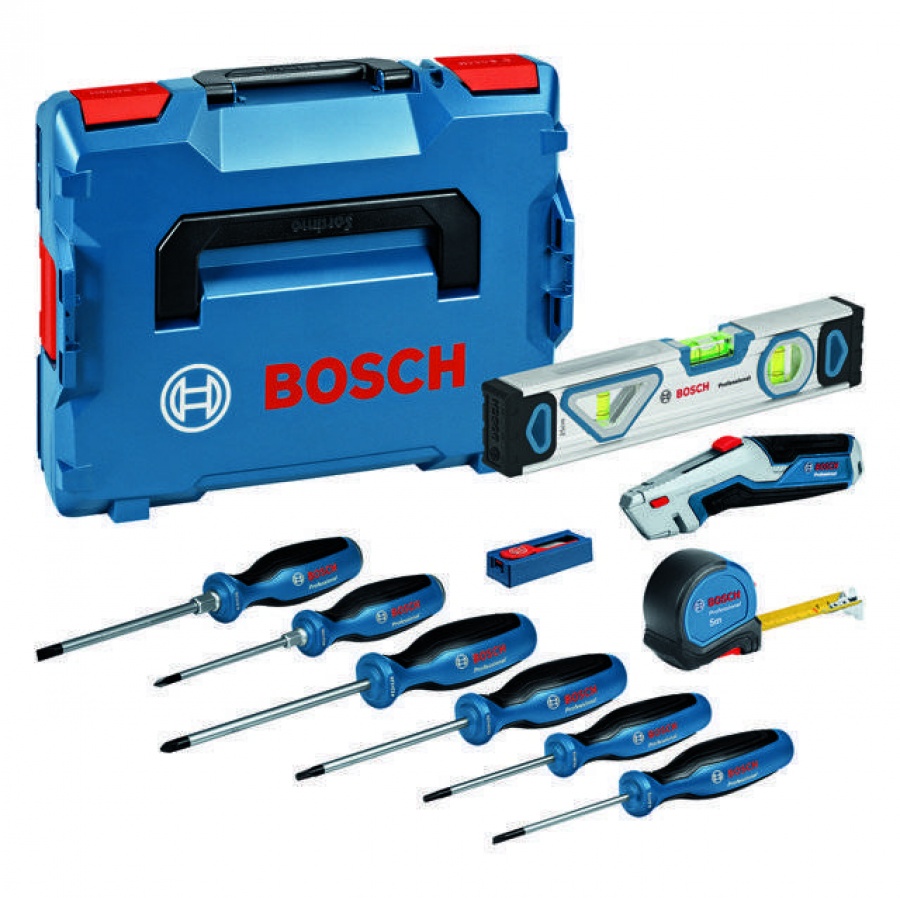 Bosch 0615990N2R Valigetta con assortimento e cacciavite 19 Pz. - 0615990N2R