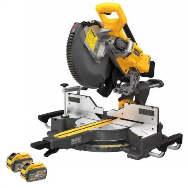 DeWalt DCS781X2-QW Troncatrice radiale 305 mm Brushless 54 V FlexVolt con due batterie