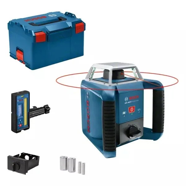 Bosch GRL 400 H Livella rotante a laser rosso 20 m con ricevitore