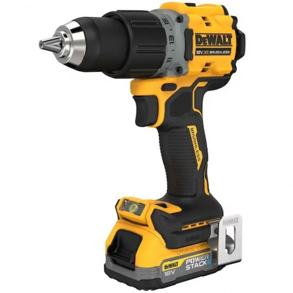 DeWalt DCD800E2T-QW Trapano avvitatore Brushless 18 V con batterie Powerstack