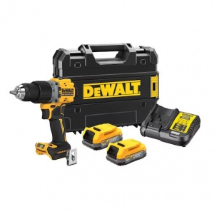 Dewalt dcd805e2t-qw trapano a percussione brushless 18 v con due batterie powerstack - dettaglio 1