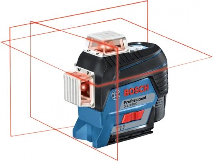 Bosch gll 3-80 c + glm 20 livella laser con accessori e distanziometro professional 0601063r08 - dettaglio 4