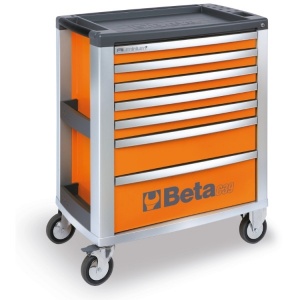 Beta C39-7/O Cassettiera mobile 7 cassetti arancione - 39000001