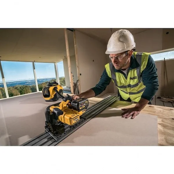 Dewalt dcs520t2-qw sega ad affondamento flexvolt brushless 54 v con due batterie - dettaglio 5