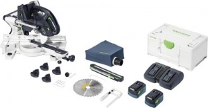 Festool ksc 60 eb 5,0 i-plus troncatrice radiale brushless a batteria 18/36 v 577954 - dettaglio 1