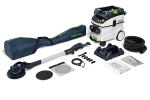 Festool LHS 2-M 225 EQ/CTL 36-Set Kit levigatrice a stelo Planex con aspiratore - 577457