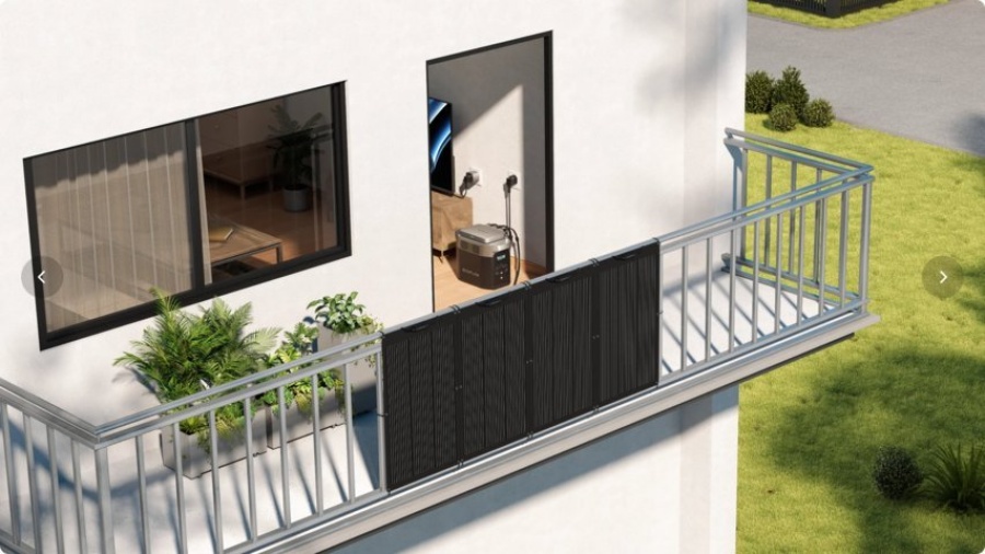 Ecoflow Kit fotovoltaico da balcone senza accumulo - ECO60663