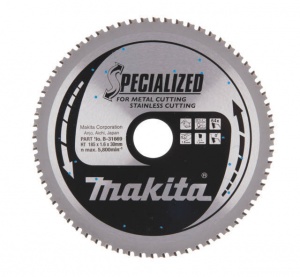 Makita b-31669 specialized lama per seghe circolari 185x30 mm per inox - dettaglio 1