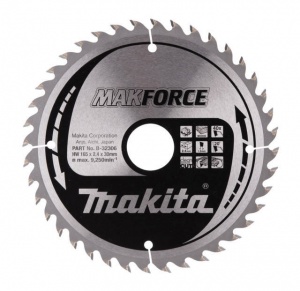Makita b-32306 makforce lama per sega circolare 165x30 mm per legno - dettaglio 1