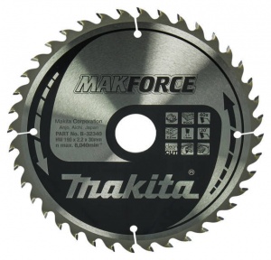Makita b-32340 makforce lama per sega circolare 190x30 mm per legno - dettaglio 1