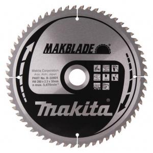 Makita b-32801 makblade lama tct per troncatrici 260x30 per legno - dettaglio 1