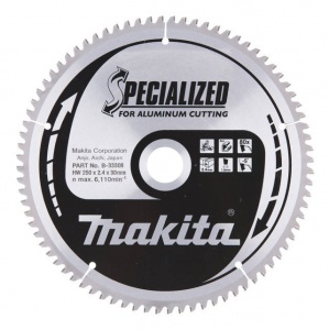 Makita b-33308 specialized lama tct per troncatrici 250x30 mm per alluminio - dettaglio 1