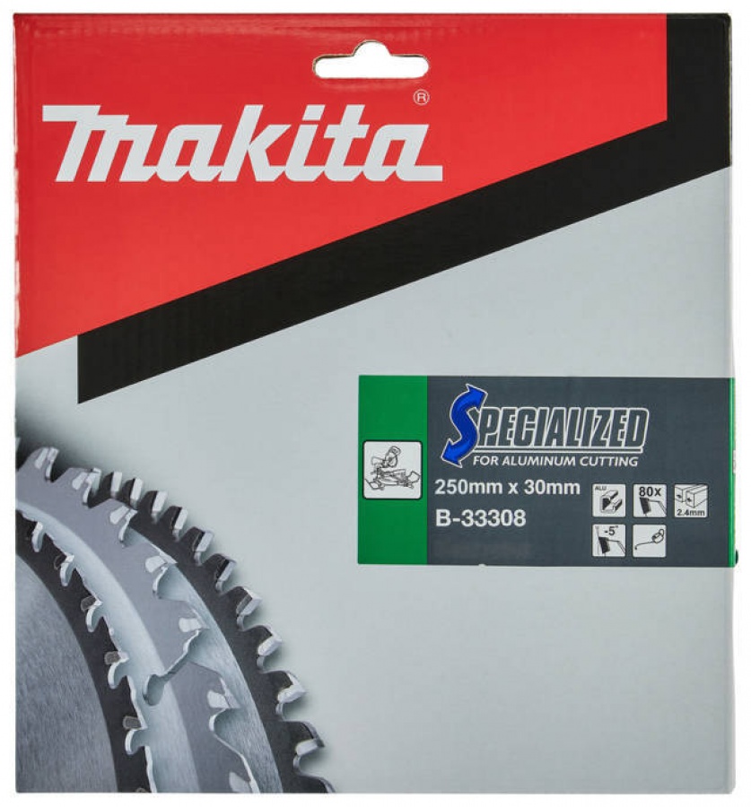 Makita b-33308 specialized lama tct per troncatrici 250x30 mm per alluminio - dettaglio 2