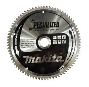Makita b-33370 specialized lama tct per seghe da banco 250x30 mm per alluminio - dettaglio 1