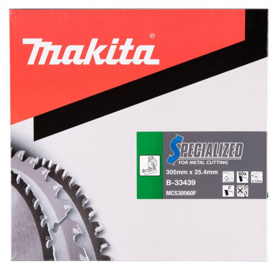 Makita b-33439 specialized lama per troncatrici 305x25,4 mm per acciaio dolce - dettaglio 2