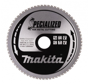 Makita b-33445 specialized lama per seghe circolari 185x30 mm per lamiera - dettaglio 1