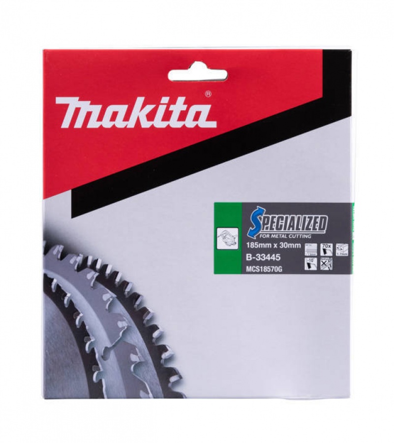 Makita b-33445 specialized lama per seghe circolari 185x30 mm per lamiera - dettaglio 2