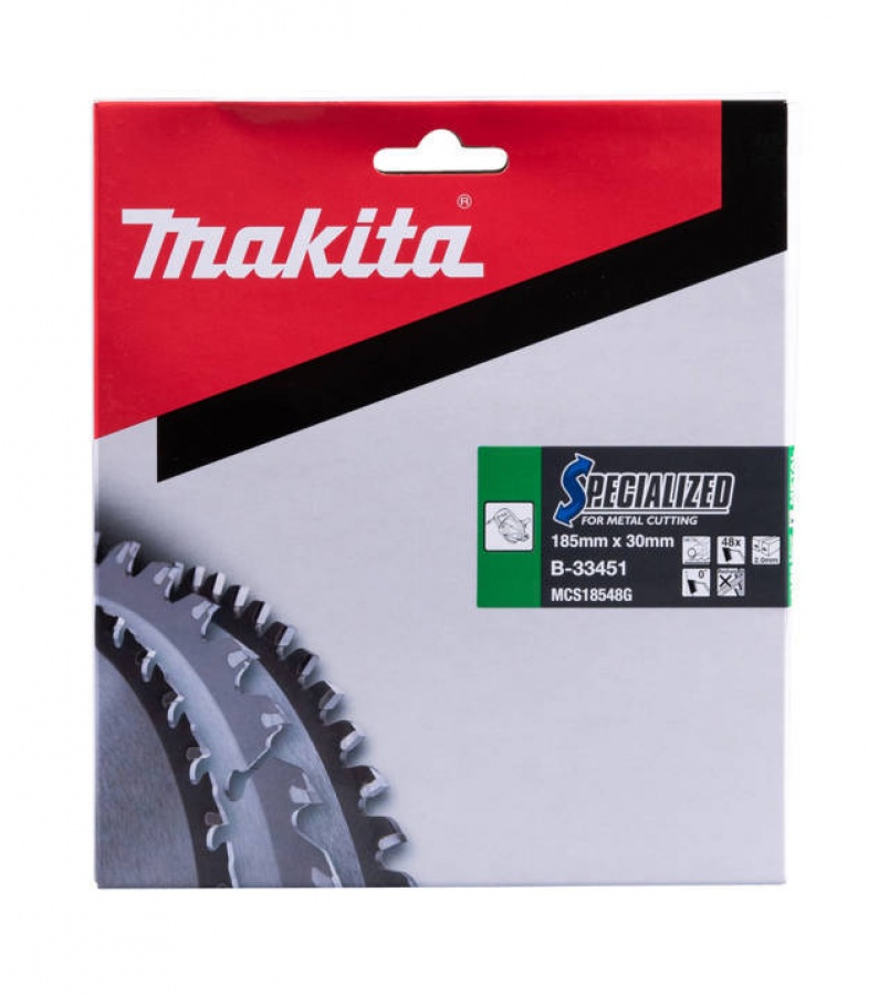 Makita b-33451 specialized lama per seghe circolari 185x30 mm per acciaio sottile - dettaglio 2