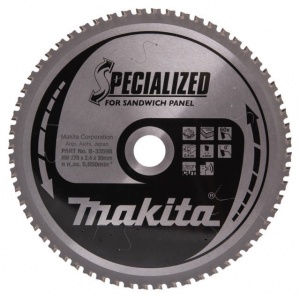 Makita b-33598 specialized lama per seghe circolari 270x30 mm taglio pannelli sandwich - dettaglio 1