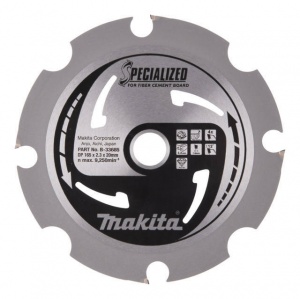 Makita b-33685 specialized lama per taglio pannelli in fibrocemento 165x20 mm - dettaglio 1