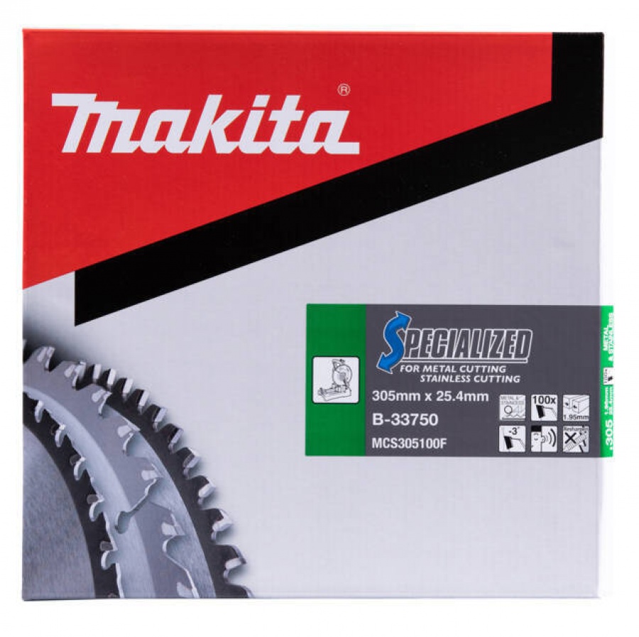 Makita b-33750 specialized lama per troncatrici da metallo 305x25,4 mm per inox - dettaglio 2