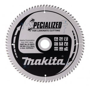 Makita b-33875 specialized lama per taglio di mdf e laminati 260x30 mm - dettaglio 1
