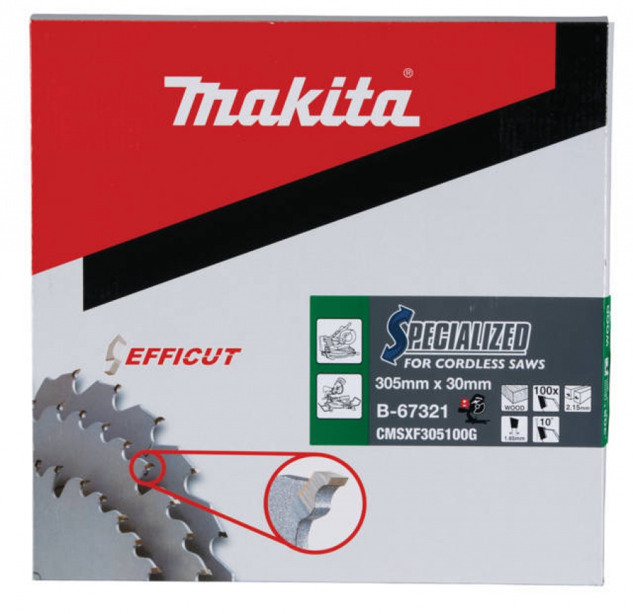 Makita b-67321 efficut lama per troncatrice 305x30 mm per legno - dettaglio 2