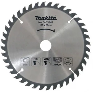 Makita d-03349 lama tct per sega circolare 165x20 mm per legno - dettaglio 1