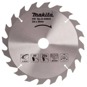 Makita d-03925 lama tct per sega circolare 235x30 mm per legno - dettaglio 1