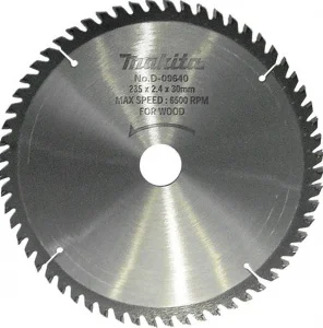 Makita d-09640 lama tct per sega circolare 235x30 mm per legno - dettaglio 1