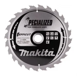 Makita e-12946 efficut lama tct per sega circolare 270x30 mm per legno - dettaglio 1