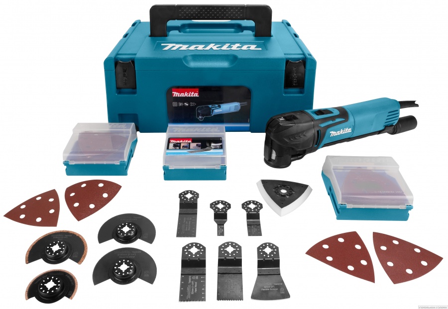 Utilizzo Utensile Multifunzione Makita TM3010CX2J kit completo