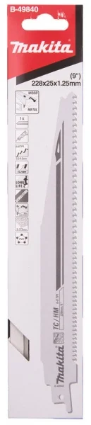 Makita b-49840 lama per seghetto diritto 228x1,25 mm per uso intensivo - dettaglio 2